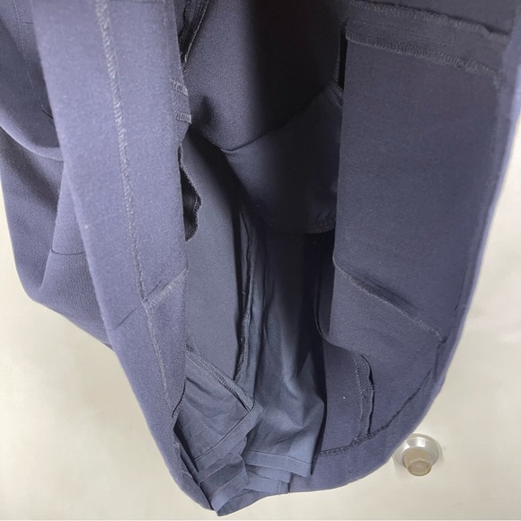 NWT Vince Camuto Crepe A-Line Dress  Navy Blue Size 6 - Picture 10 of 11